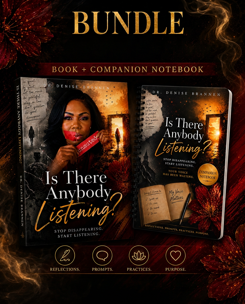Bundle: Is There Anybody Listening? memoir and companion notebook